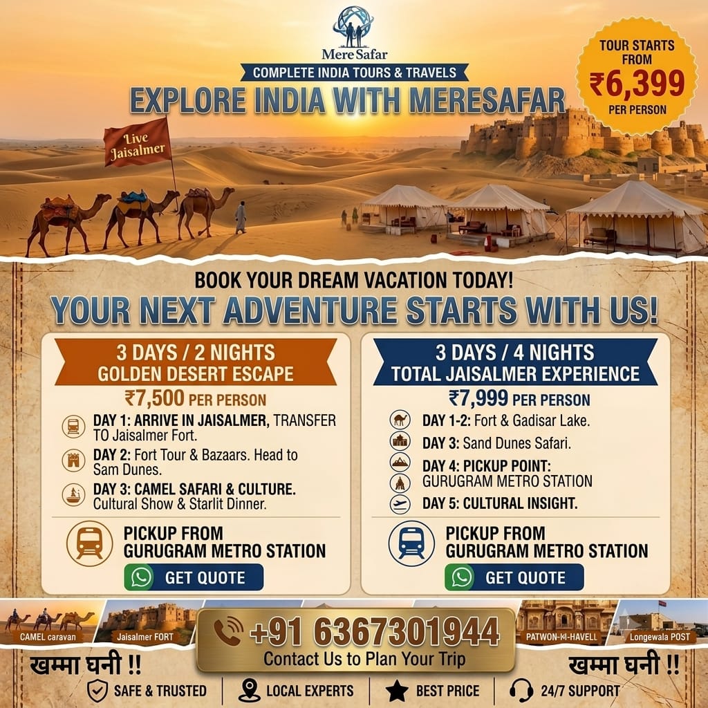 Weekend Trips with Meresafar Tours & Travels